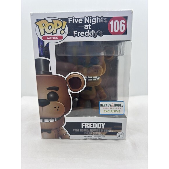 Freddy Fuzz Fazbear in Box Five Nights at Freddys Funko Pop Figurine - Picture 4 of 8